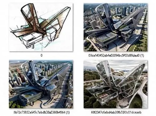 An amazing and creative video of turning sketches into fantastic architecture and sculpture. Sketches of "Ali Khiabanian "Alchemust" - powered by Prome AI 
,constructions,superstructures,constructivis