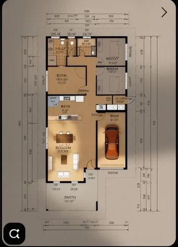 Generate a photorealistic 3D architectural floor plan based on the uploaded floor plan, maintaining the exact geometry, proportions, dimensions, and layout. Use the selected image as style reference f