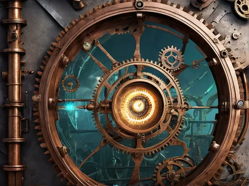 Create a thrilling sci-fi narrative where John Day discovers a hidden portal to other dimensions.,clockmaker,steampunk gears,steampunk,clockwork,watchmaker,grandfather clock,time spiral,astronomical c