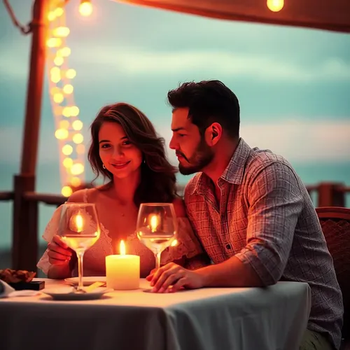 fa un brindisi,romantic dinner,romantic scene,romantic night,romantic look,beach restaurant,romantic portrait,romantic,honeymoons,honeymoon,date night,romantic meeting,dinner for two,candle light dinn
