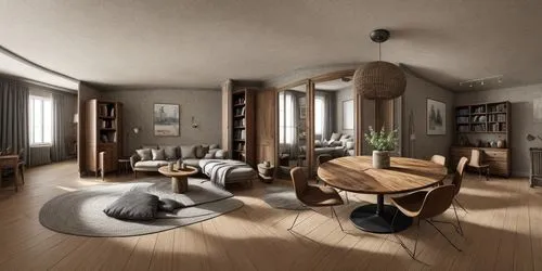 3d rendering,danish room,modern room,3d rendered,3d render,wooden floor,home interior,wood flooring,apartment,an apartment,laminate flooring,kitchen interior,wood floor,livingroom,render,interior mode