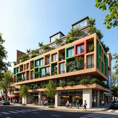 Grocery Store Romanesque Style Design Ideas