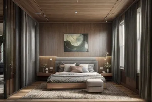 modern room,sleeping room,room divider,bedroom,guest room,japanese-style room,canopy bed,modern decor,interior modern design,contemporary decor,great room,3d rendering,danish room,guestroom,interior d