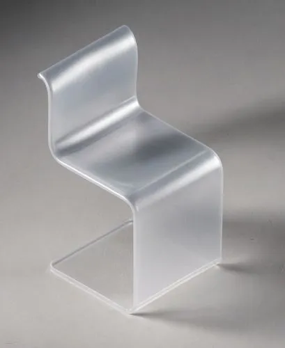 PLASTİK SANDALYE,a small plastic chair with a large section for the top on it,cube surface,light waveguide,square steel tube,thin-walled glass,paper stand,polycarbonate,square tubing,new concept arms 