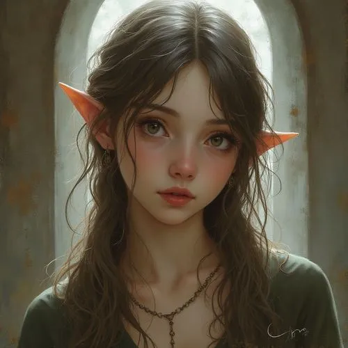 girl, ,a woman with a strange look on her face,fantasy portrait,elven,elf,elvish,girl portrait,mystical portrait of a girl,fairy tale character,violet head elf,elfin,male elf,faery,faerie,fantasy art,