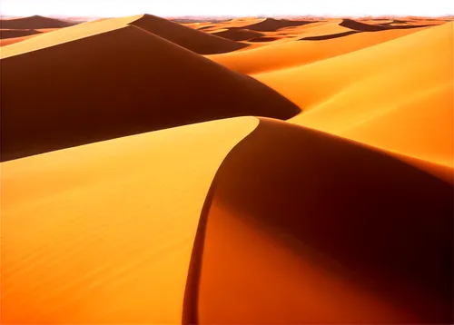 Sand dune, golden sand, detailed texture, soft focus, warm sunlight, natural scenery, vast desert landscape, shallow depth of field, 3/4 composition, cinematic lighting, natural color tone, close-up s