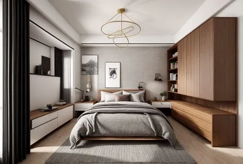 modern room,bedroom,room divider,3d rendering,sleeping room,guest room,interior modern design,modern decor,render,contemporary decor,guestroom,danish room,interior design,shared apartment,an apartment