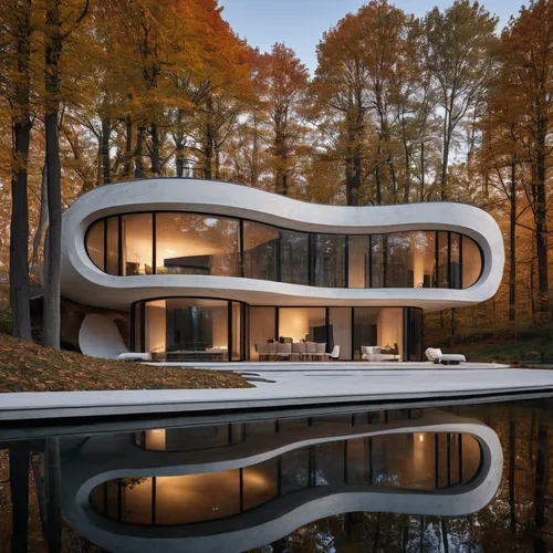 futuristic architecture,modern architecture,modern house,arhitecture,dunes house,jewelry（architecture）,mirror house,helix,cubic house,archidaily,architecture,luxury property,sinuous,beautiful home,fra