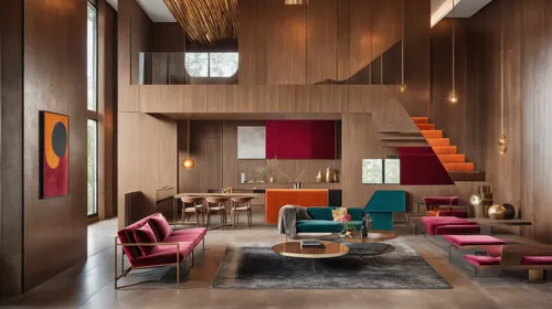 Bauhaus Style Interior Design,interior modern design,modern decor,contemporary decor,modern living room,interior design,corten steel,mid century house,mid century modern,livingroom,sitting room,living