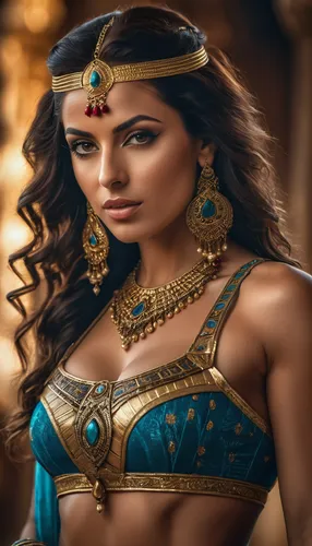 A beautiful brunette woman with a beautiful physique, the sultan of Egypt,ancient egyptian girl,warrior woman,indian woman,female warrior,cleopatra,radha,indian girl,jaya,indian bride,aladha,wonderwom