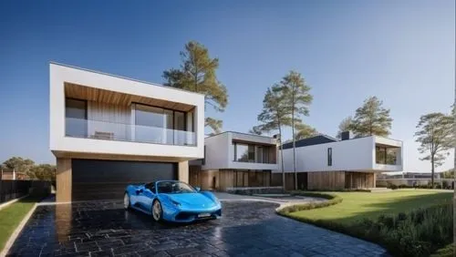BLACK NATURAL STONE DRIVEWAY PAVING,smart house,smart home,modern house,dunes house,modern architecture,eco-construction,electric mobility,luxury property,electric charging,residential,residential hou