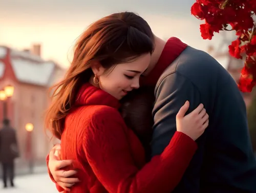 romantic scene,mistletoe,romantic look,romantic portrait,saint valentine's day,the hands embrace,flightless bird,warm heart,twiliight,throughout the game of love,french valentine,red gift,valentine's 