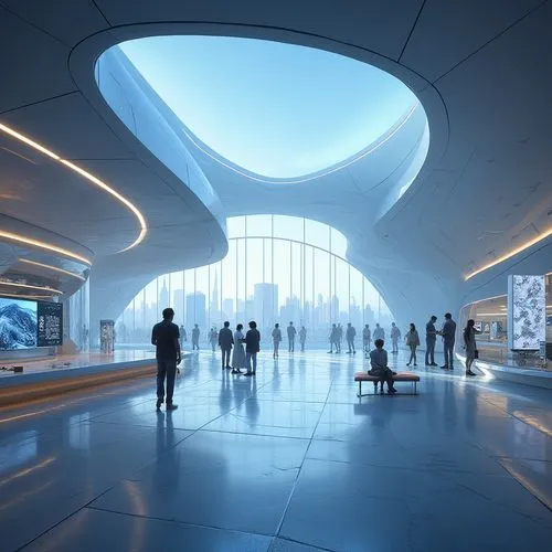 Eclecticism Style Visitor Center Building Design Ideas