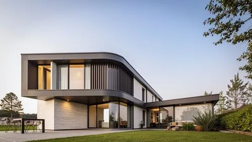 a modern house with an overhang of windows and stairs,modern house,modern architecture,dunes house,cube house,cubic house,mid century house,cantilevers,cantilevered,prefab,timber house,residential hou