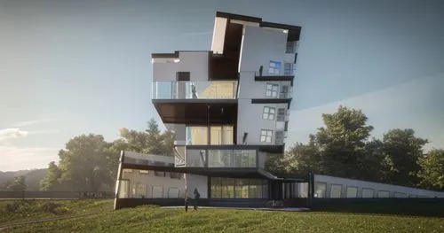 SECTION BUILDING, NATURE BACKGROUND, SUN PROJECTION, SHADOWS PROJECTIONS, EASTH SUN POSITION, WET LANDSCAPE,–AR 16:9 – QUALITY 5- CONTRASTED  RENDER, ADOBE COLOR, VIGNETTE 10, HDRI, CLARITY 60, RGB CU