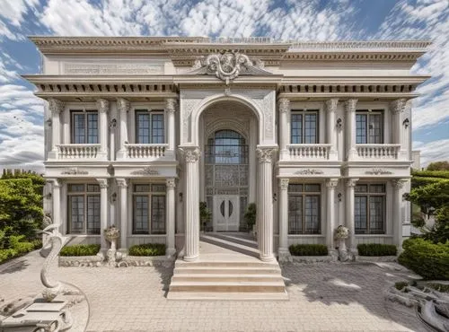 CLASSIC VILLA WITH WHITE STONE,marble palace,persian architecture,mansion,iranian architecture,belvedere,luxury real estate,luxury property,stone palace,europe palace,bendemeer estates,tehran,neoclass