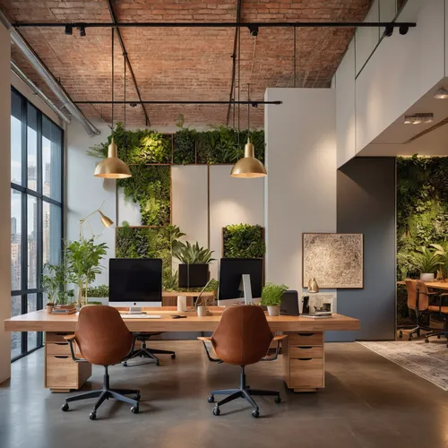 recruiting nyc luxury apartments rental brokers, with beautiful much view, realistic style,modern office,creative office,offices,working space,modern decor,forest workplace,conference room,interior de
