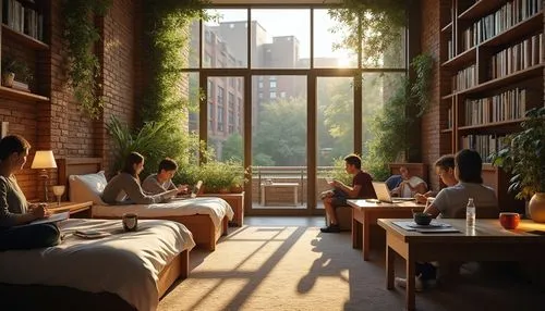 Academic Style Dorms Design Ideas