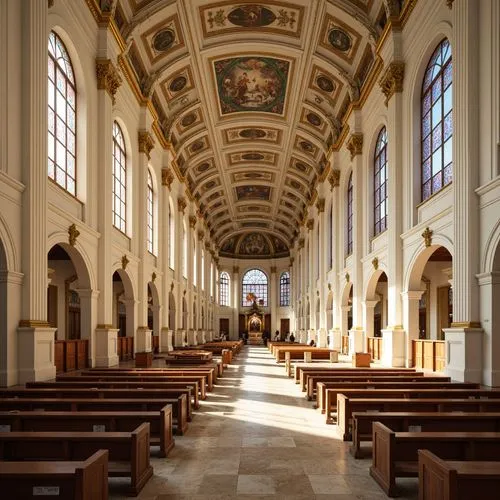 Neoclassicism Style Rural Church Architecture Design Ideas