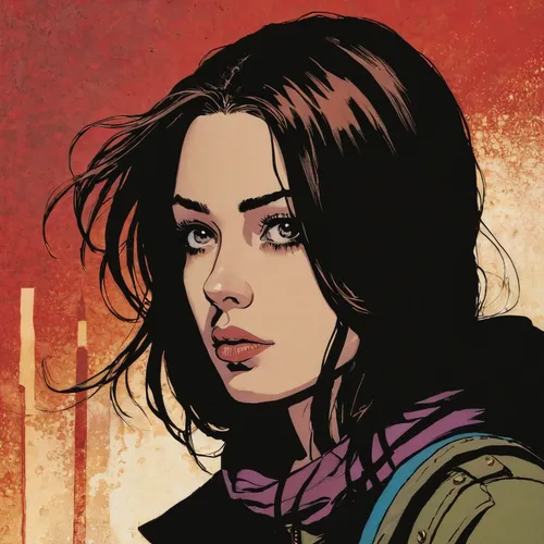 a girl,detail shot,katniss,joan of arc,huntress,rosa ' amber cover,coloring,mulan,artemisia,clementine,robin,piper,swordswoman,sorceress,edit icon,juno,raven,katana,renegade,the girl,jacket,Illustrati