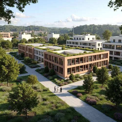 Campus Expressionism Style Building Design Ideas