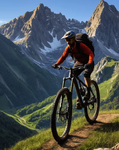 Create a suspenseful story featuring a singletrack in a haunted mountain range.,mountain bike,mountain biking,downhill mountain biking,singletrack,mountain bike racing,cross-country cycling,cross coun