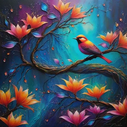 Birds chirped melodically, their songs carrying through the ancient trees as if celebrating the princess's arrival. Flowers bloomed in a vibrant tapestry of colors, each petal seeming to glisten with 