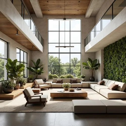 Futuristic Aluminium Building Interior Design Ideas