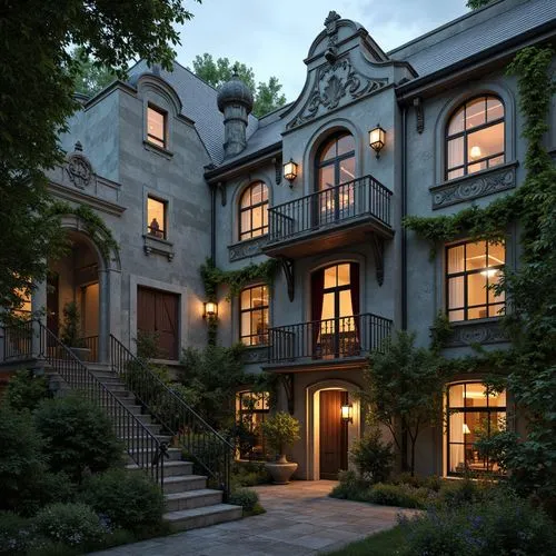 Clinic Romanticism Style Building Design Ideas