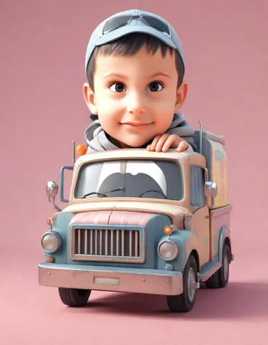 dirigindo um caminhão,3d car model,bobby-car,cartoon car,toy vehicle,wind-up toy,bobby car,toy car,model years 1958 to 1967,baby mobile,pickup-truck,russkiy toy,matchbox car,truck,automobile,retro veh