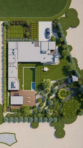 an aerial view of an apartment complex with the large pool,renderings,bendemeer estates,house drawing,private estate,house floorplan,hovnanian
