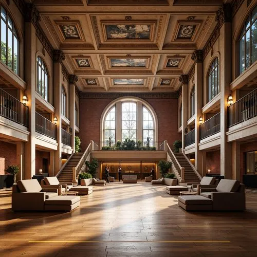 Gymnasium Neoclassicism Style Architecture Design Ideas