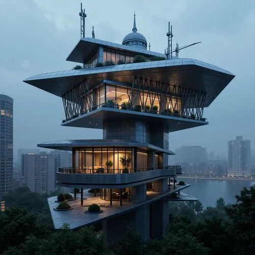 Watching Tower Sustainable Architecture Design Ideas