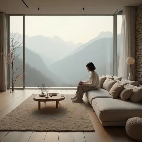 Plateau Minimalism Style Design Ideas Using Fibreglass in Coral Color