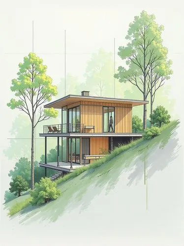 regenerative design architecural eco-villa light drawing architectual style in lines architecural diagram pratt-style ecological biomimetic nature-inspired


,the drawing shows how many sections of ar