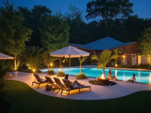 condo's pool photography beautiful girls on pool, extreme details, highly detailed, 8k, intricate, cinematic lighting, realism pushed to extreme, fine texture, photorealistic, Ultra Realistic, High qu