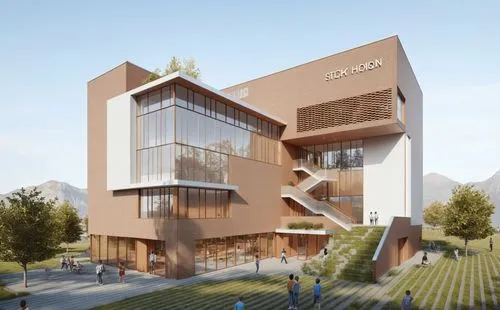 modern school,bocconi,kaist,uoit,schulich,ubc,esade,skolkovo,ocad,revit,school design,biotechnology research institute,oticon,moneo,audencia,3d rendering,modern architecture,csula,modern building,ucsd