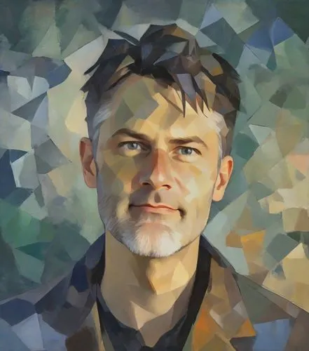 male portrait in oil paints in the style of expressionism by Amedeo Modigliani, flat with small gradients and light volume, oil, impasto painting with elements of abstraction. Stylized and simplified 