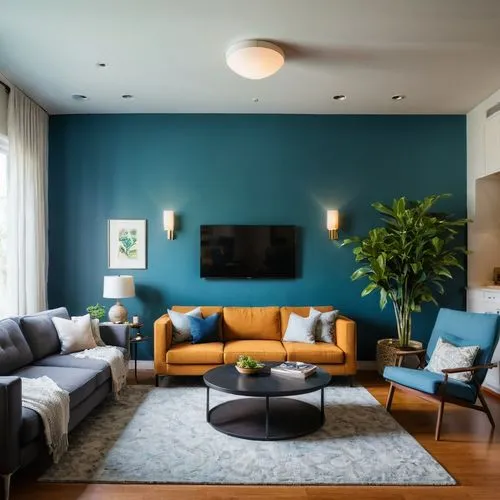 Interior paint color ideas home bunch interior design ideas Interior colour design,apartment lounge,modern decor,contemporary decor,mid century modern,modern living room,hoboken condos for sale,living