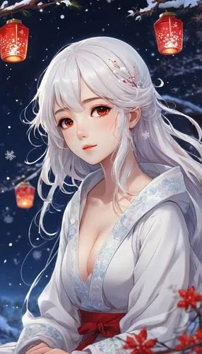 (((masterpiece))), (((best quality))), ((ultra-detailed)), (illustration),beautiful detailed sky ,night,stars,(1girl)((an extremely delicate and beautiful girl)),red eyes,dramatic angle,small breasts,