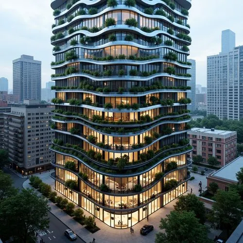 High-tech Style Building Design Ideas