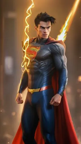 a man with a superman costume holding a light saber,kryptonian,metahuman,supes,superman,superboy,kryptonians,supersemar,cavill,superhero background,super man,zagor,superspeed,hazam,stutman,super hero,