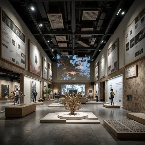 Deconstructivism Style Exhibition Center Architecture Design Ideas
