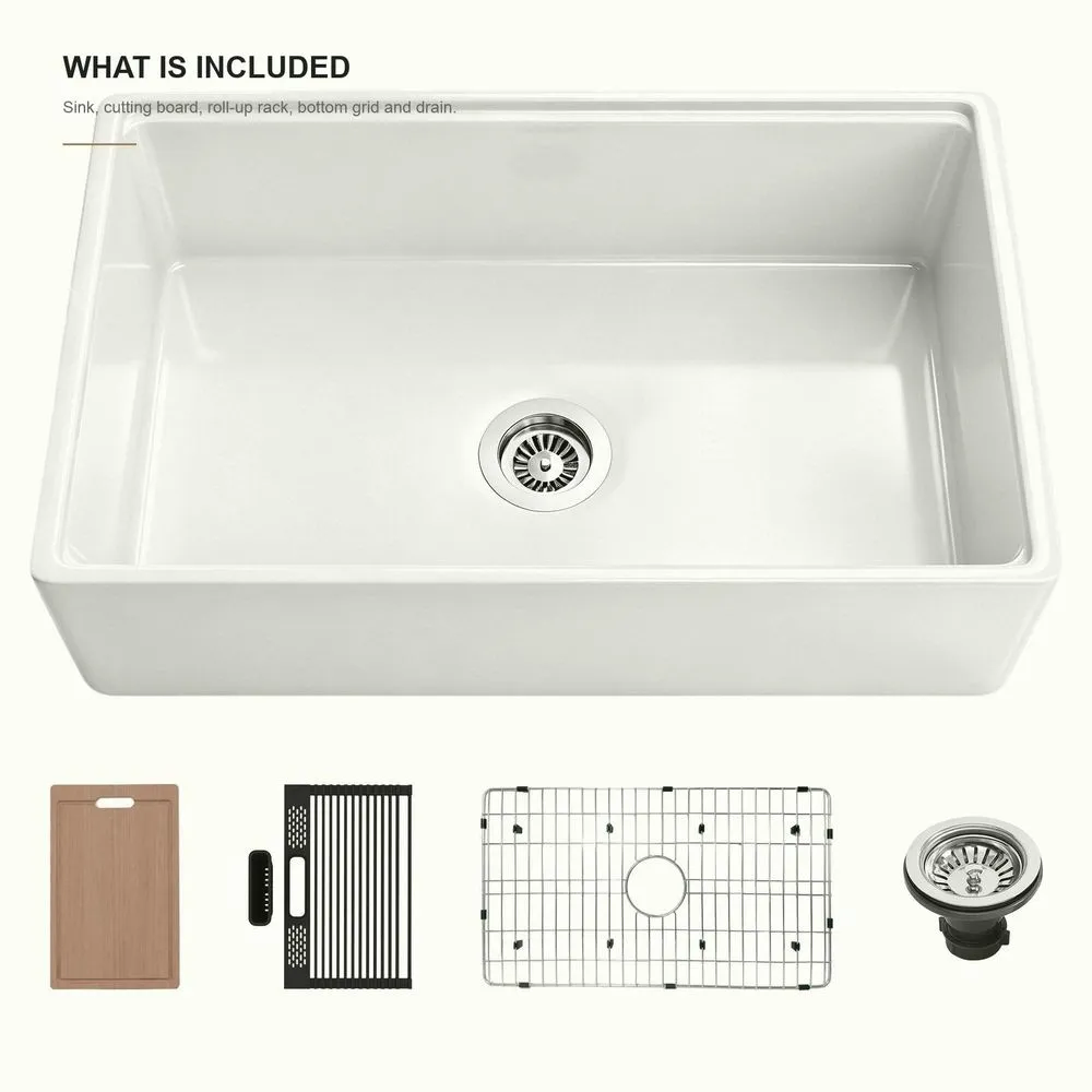 Garbage Disposal + Fireclay: Support Is the Key