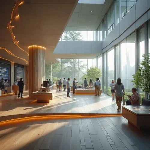 Minimalism Style Visitor Center Architecture Design Ideas