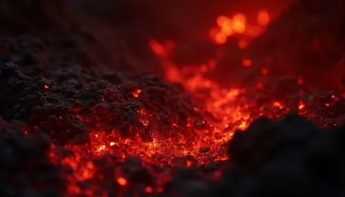 dark random scene from horror movie,country,rednex,a lava with red light in the middle,lava,lava flow,volcanic,lava river,strombolian,magma