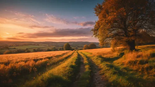 Sunset in the countryside,landscape photography,meadow landscape,landscape background,landscapes beautiful,nature landscape,rural landscape,landscape nature,home landscape,beautiful landscape,the myst