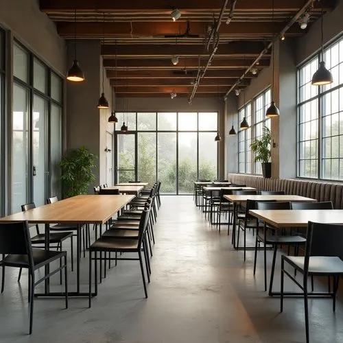 Modernism Style Dining Hall Architecture Design Ideas