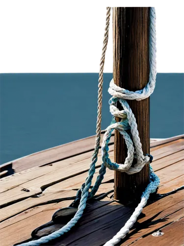 Large ship, white sail, blue sea, clear sky, detailed rigging, shiny hull, seaweed-covered anchor, ropes coiled on deck, wooden dock, morning sunlight, 3/4 composition, shallow depth of field, warm co