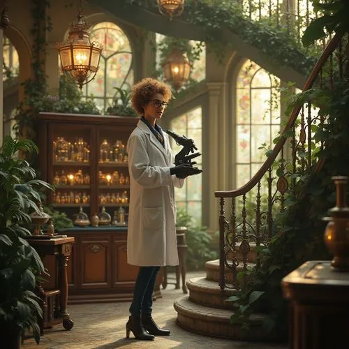 Art Nouveau Style Science Center Design Ideas